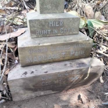 PAUL Margaret 1945-1945