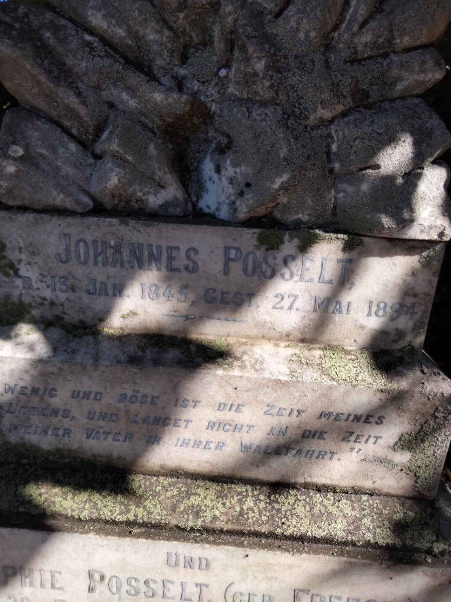 POSSELT Johannes 1845-1894