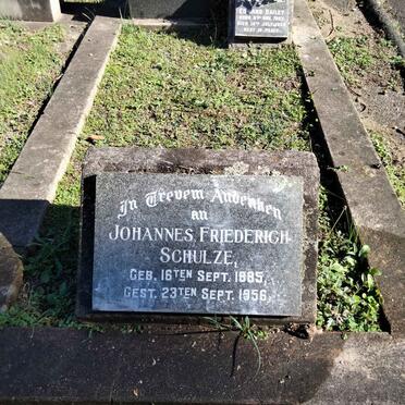 SCHULZE Johannes Friederich 1885-1956