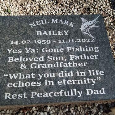 BAILEY Neil Mark 1959-2022