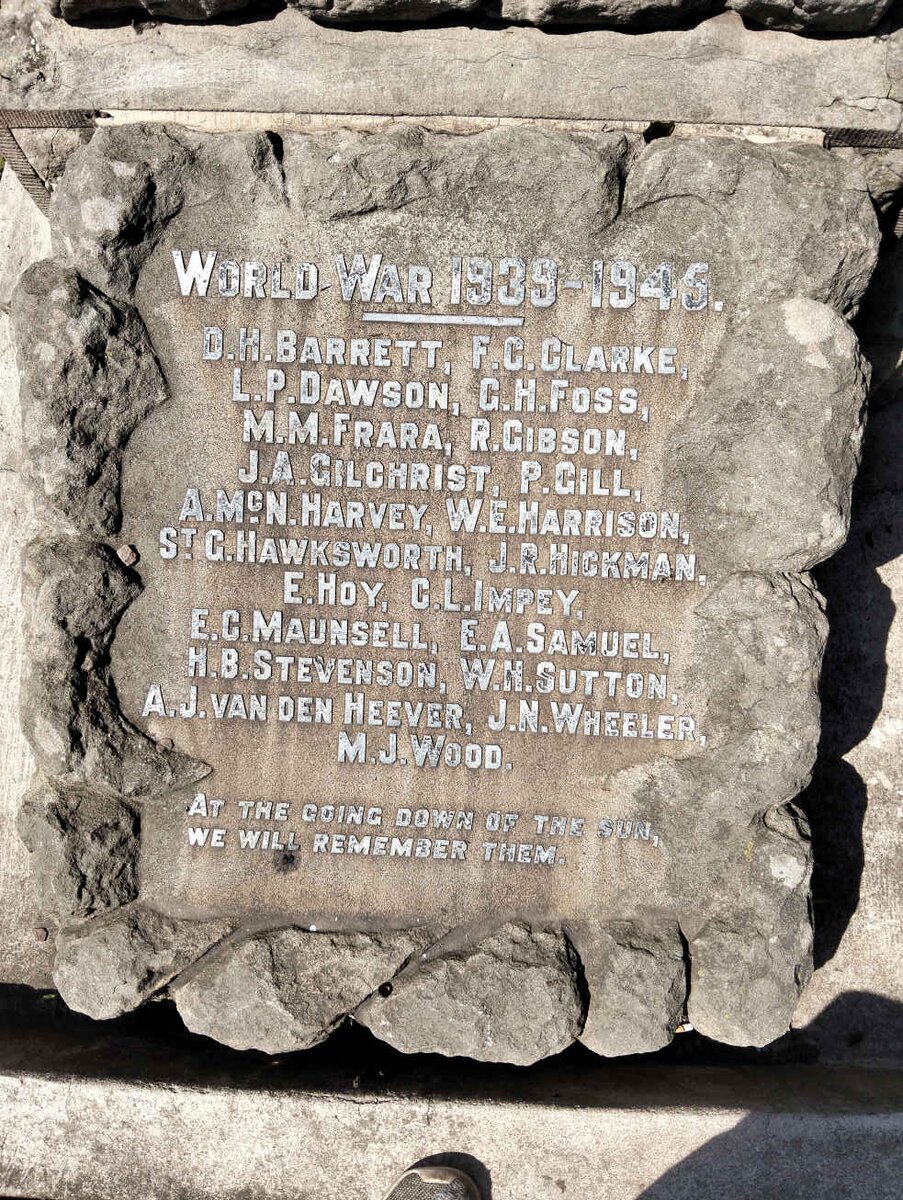 3. Roll of honour - WWII 1939-1945