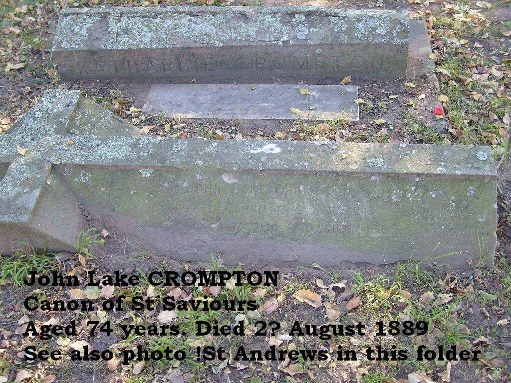 CROMPTON John Lake 1815-1889