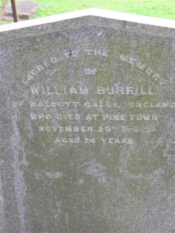 BURRILL William -1962