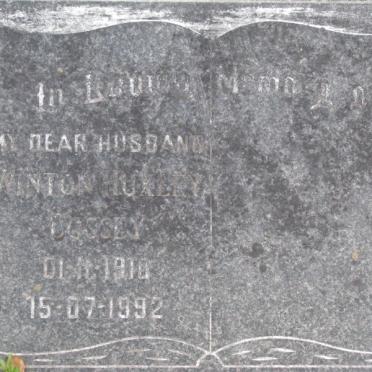 COSSEY Winton Huxley 1910-1992