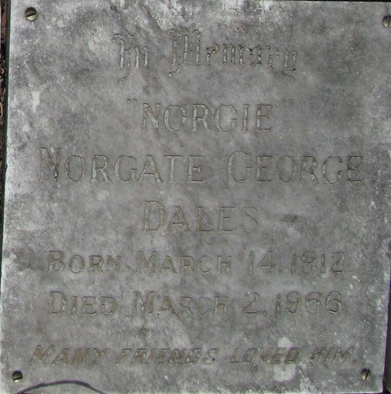 DALES Norgate George 1912-1966