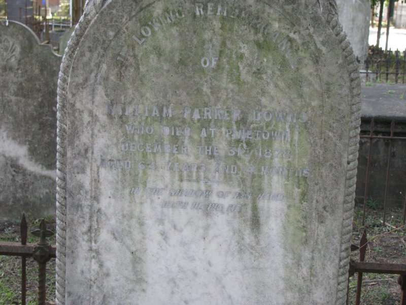 DOWNS William Parker 1814-1878