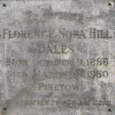 DALES Florence Nora Hill 1886-1960