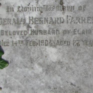 FARRER Gerald Bernard -1964