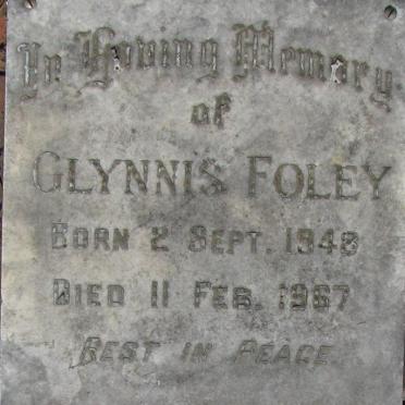 FOLEY Glynnis 1948-1967