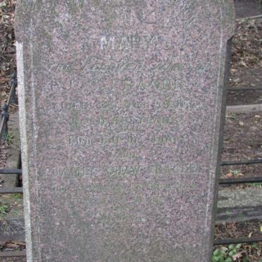 FRASER James Shaw 1849-1922 &amp; Mary 1856-1901