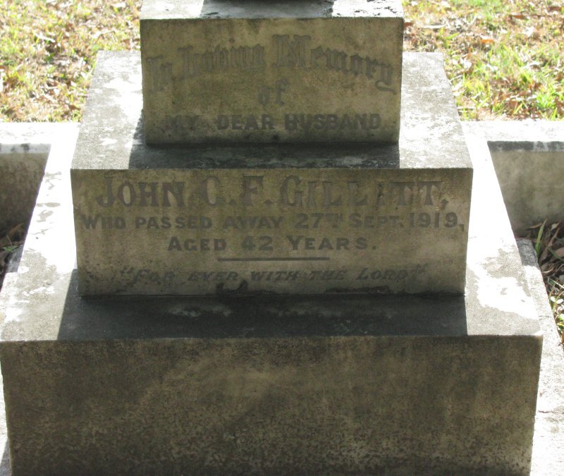 GILLITT John C.F. 1877-1919