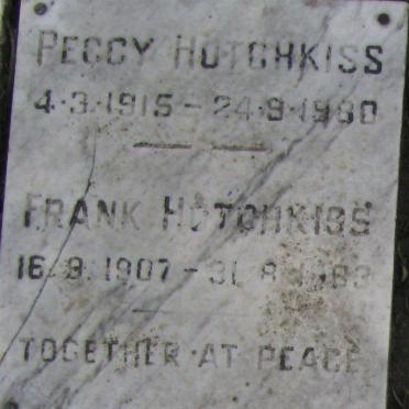 HOTCHKISS Frank 1907-1983 &amp; Peggy 1915-1980