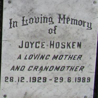 HOSKEN Joyce 1929-1989
