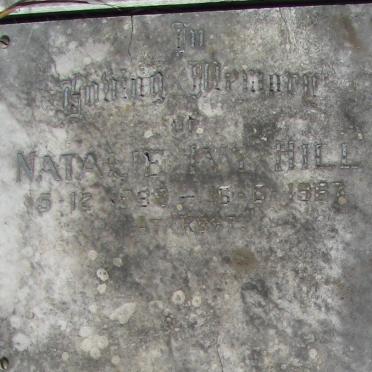 HILL Natalie Ivy 1888-1967