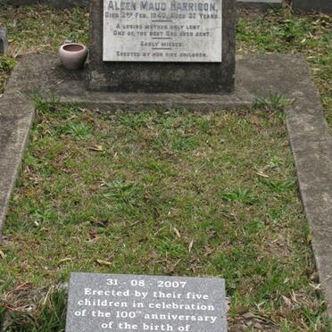 HARRISON George &amp; Aileen Maud 1907-1940