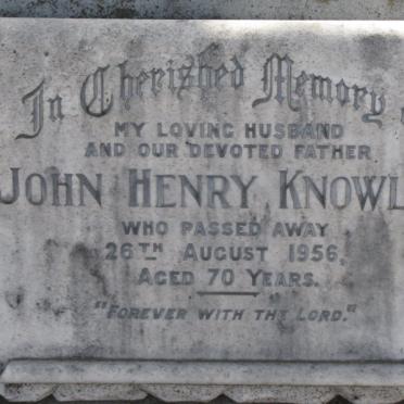 KNOWLES John Henry 1886-1956