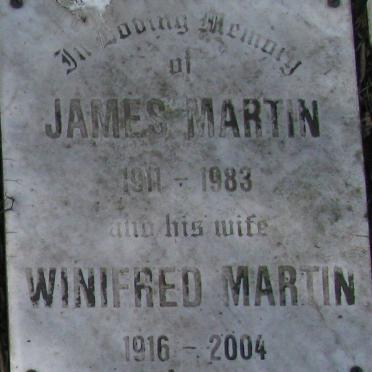 MARTIN James 1911-1983 &amp; Winifred 1916-2004