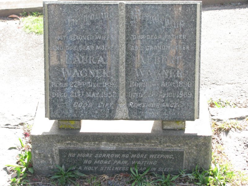 WAGNER Albert 1890-1969 &amp; Laura 1895-1952