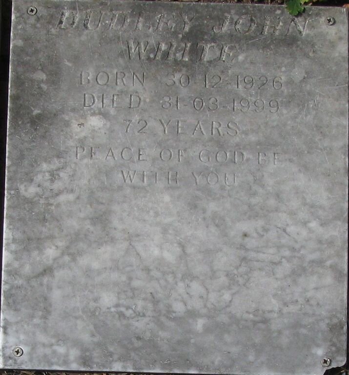 WHITE Duthey John 1926-1999