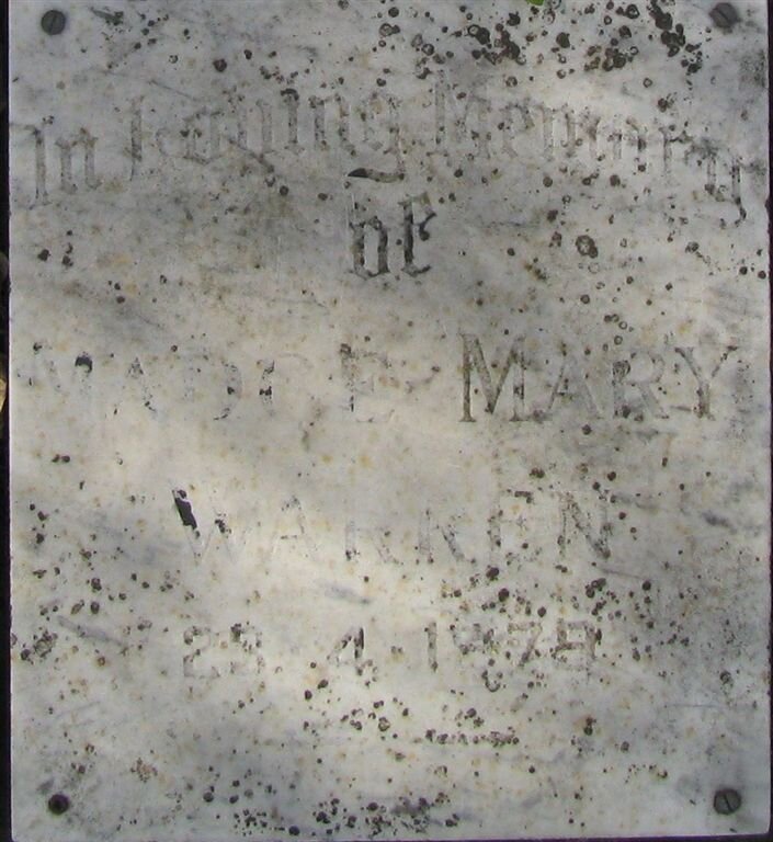 WARREN Madge Mary 1923-1978