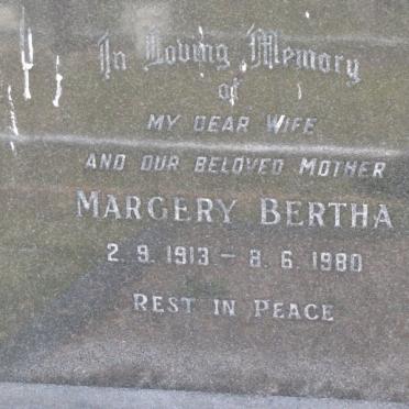 ? Margery Bertha 1913-1980