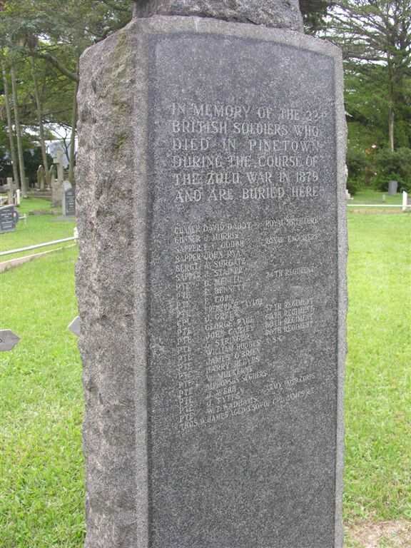 Zulu War Memorial Cross