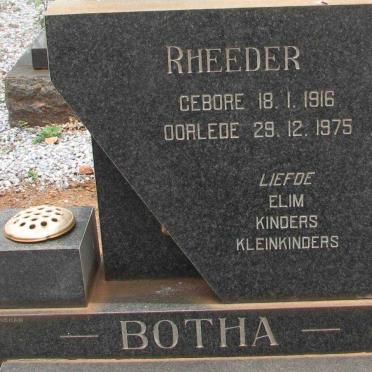 BOTHA Rheeder 1916-1975