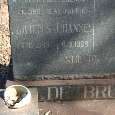 BRUIN Stephanus Johannes, de 1893-1968