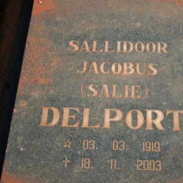 DELPORT Sallidoor Jacobus 1919-2003