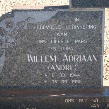 DURAND Willem Adriaan 1944-1996