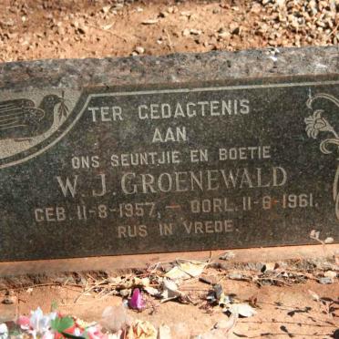GROENEWALD W.J. 1957-1961