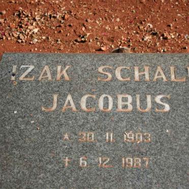 KLERK Izak Schalk Jacobus, de 1903-1987