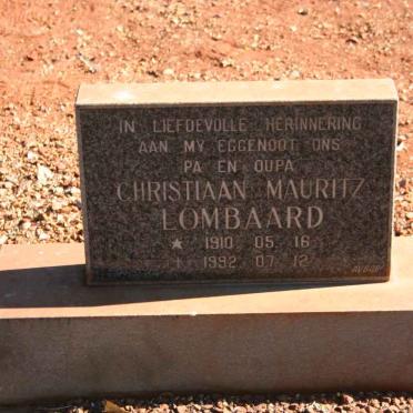 LOMBAARD Christiaan Mauritz 1910-1992