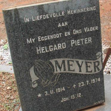 MEYER Helgard Pieter 1914-1974