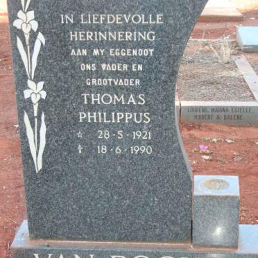 ROOYEN Thomas Philippus, van 1921-1990