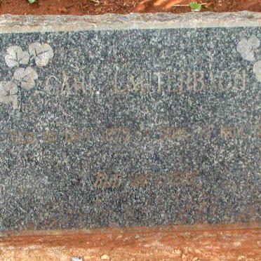 RAUTENBACH Carl 1879-