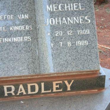 RADLEY Mechiel Johannes 1909-1989
