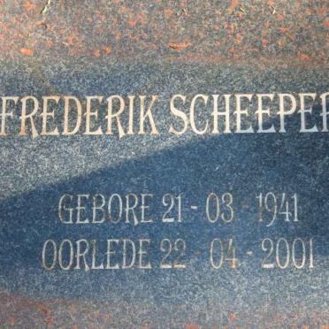 SCHEEPERS Frederik 1941-2001
