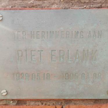 ERLANK Piet 1929-1905