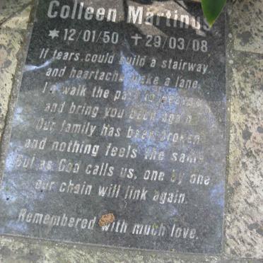 MARTINUS Colleen 1950-2008