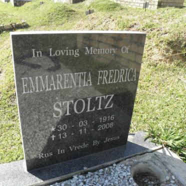 STOLTZ Emmarentia Fredrica 1916-2008