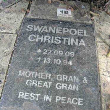 SWANEPOEL Christina 1909-1994