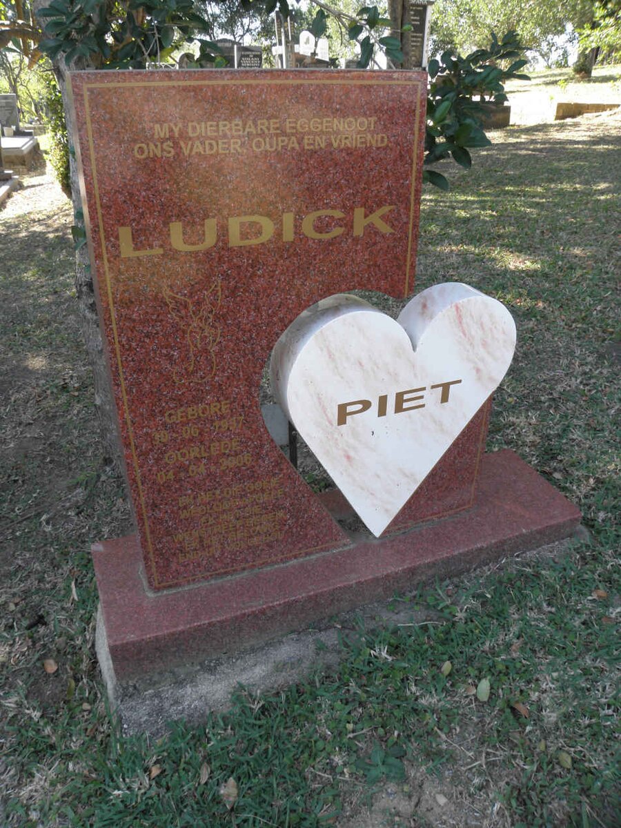LUDICK Piet 1957-2006