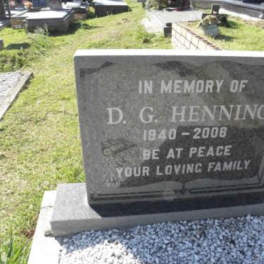 HENNING D.G. 1940-2006