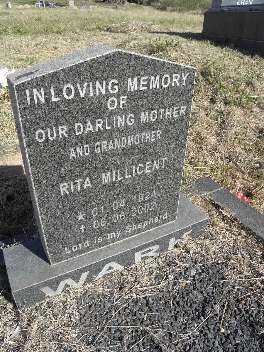WARK Rita Millicent 1924-2002