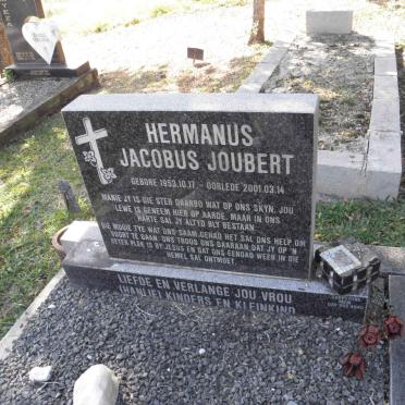 JOUBERT Hermanus Jacobus 1953-2001