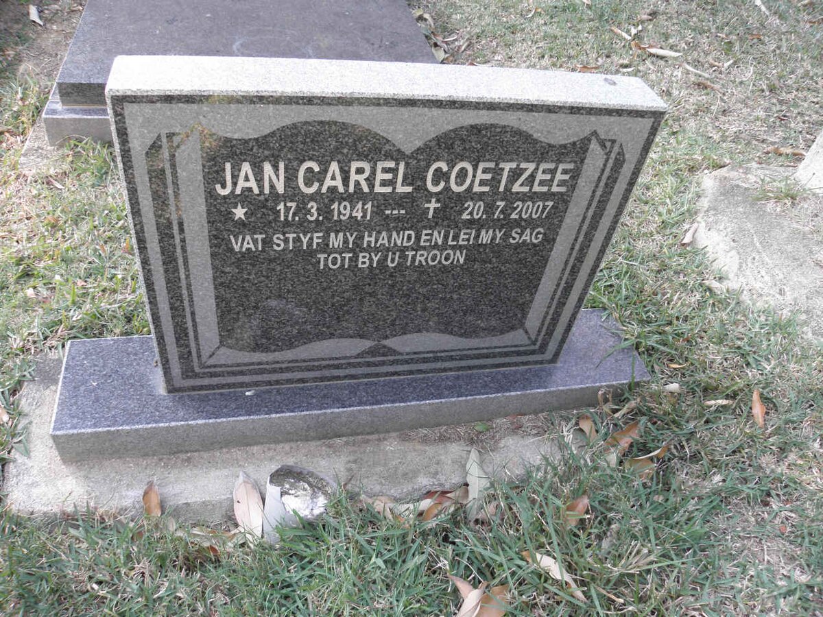 COETZEE Jan Carel 1941-2007