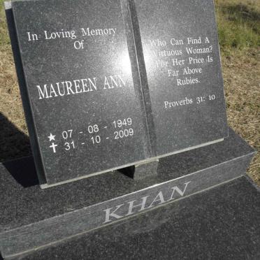 KHAN Maureen Ann 1949-2009