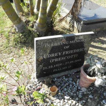 FRIEDRICH Audrey nee PRESCOTT 1929-2003