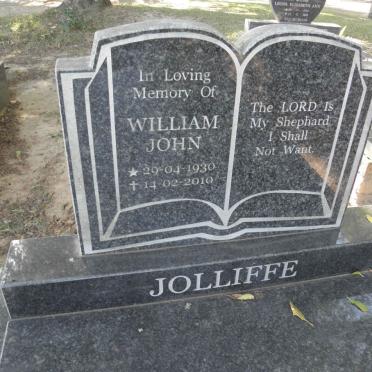 JOLLIFFE William John 1930-2010